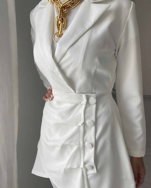 Ruched side blazer - Image 7