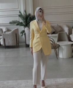 Butter yellow blazer