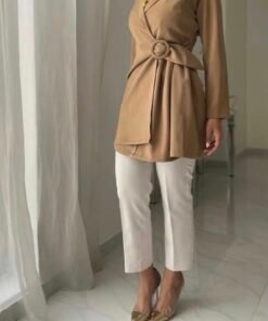 Side belt blazer