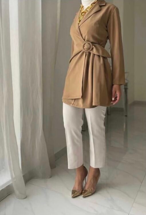 Side belt blazer